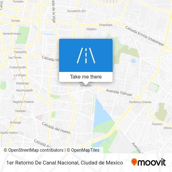 1er Retorno De Canal Nacional map