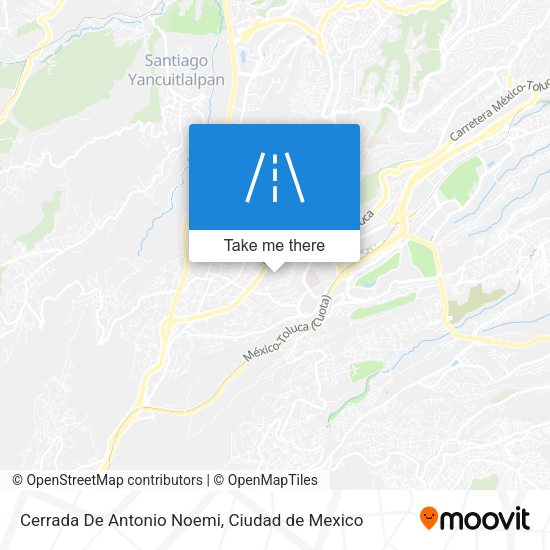 Mapa de Cerrada De Antonio Noemi
