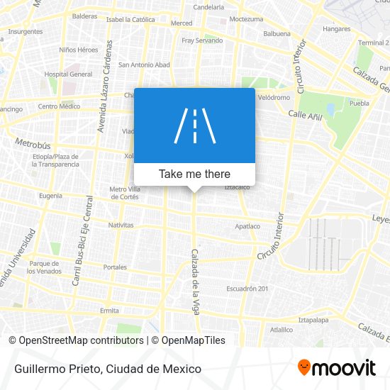 Guillermo Prieto map