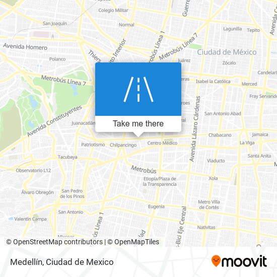 Medellín map