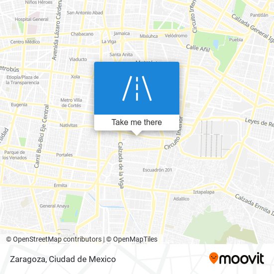 Zaragoza map