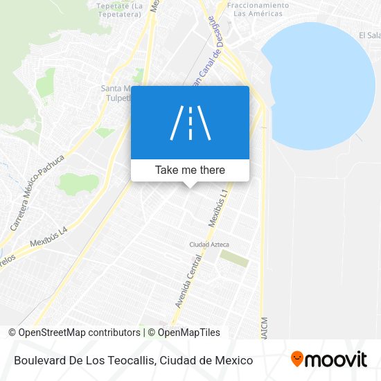Boulevard De Los Teocallis map