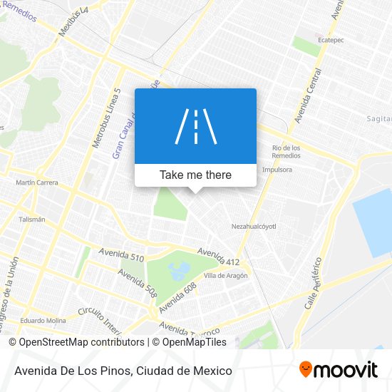 Avenida De Los Pinos map
