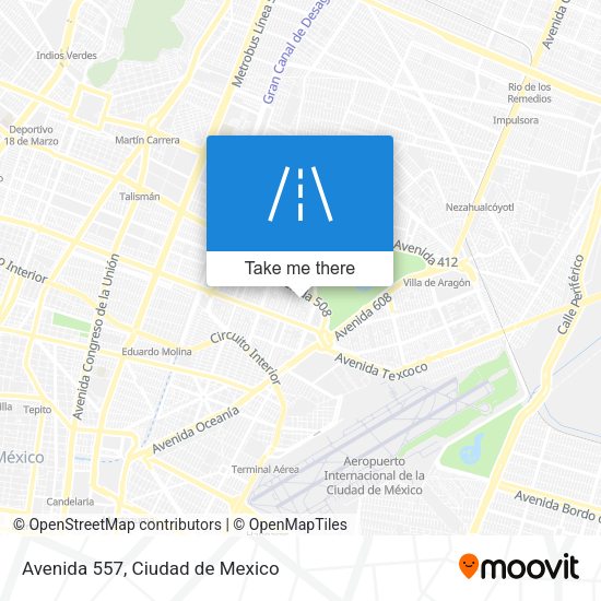 Mapa de Avenida 557