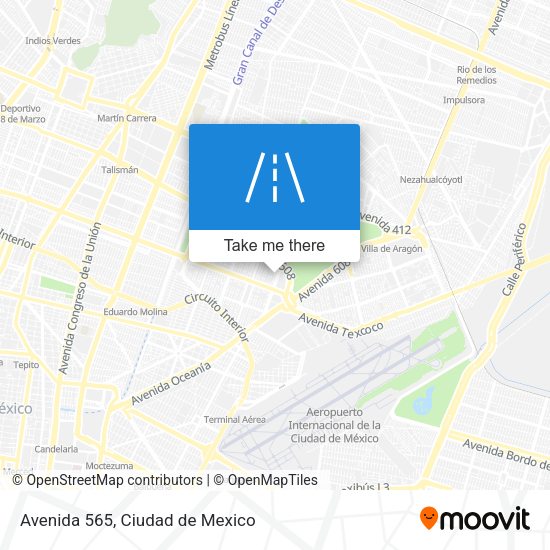 Mapa de Avenida 565