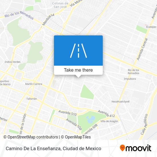 Mapa de Camino De La Enseñanza