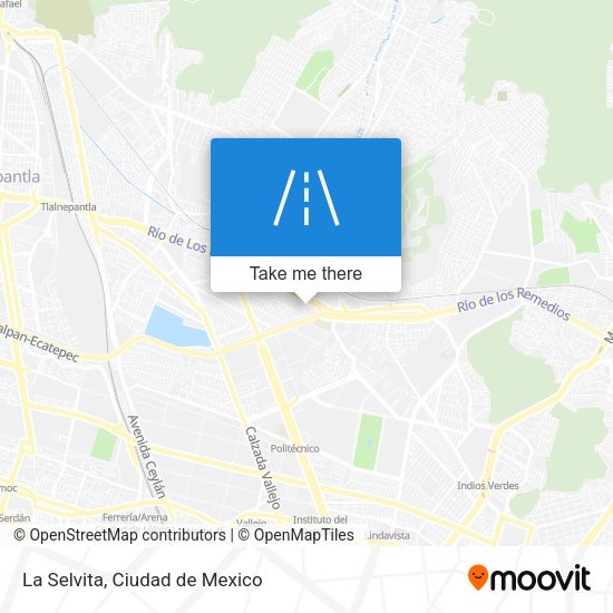 La Selvita map