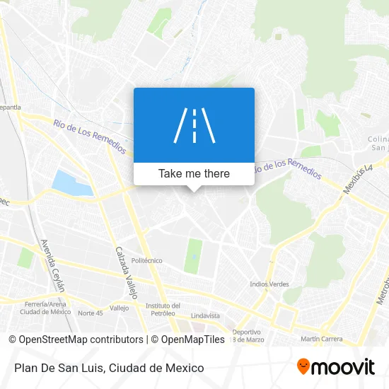 Plan De San Luis map
