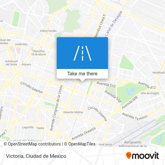 Mapa de Victoria