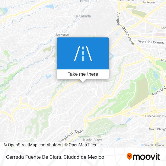 Cerrada Fuente De Clara map