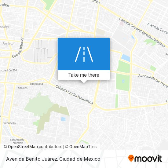 Avenida Benito Juárez map