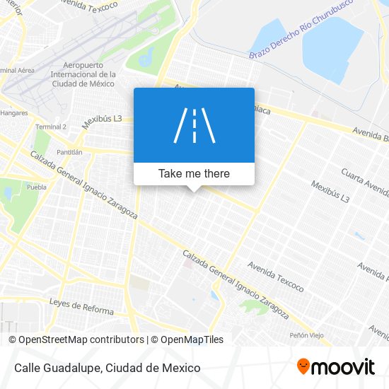 Calle Guadalupe map