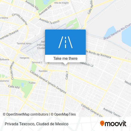 Privada Texcoco map