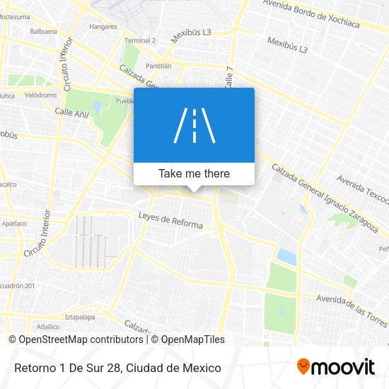 Mapa de Retorno 1 De Sur 28