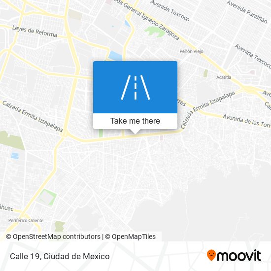 Calle 19 map