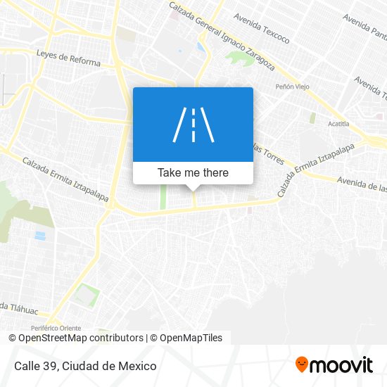 Calle 39 map