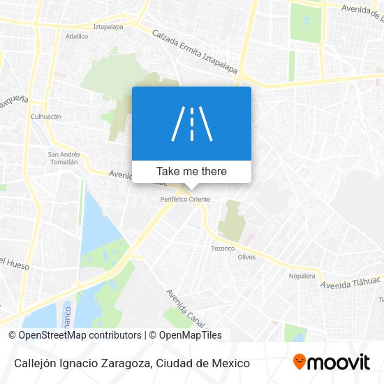 Callejón Ignacio Zaragoza map