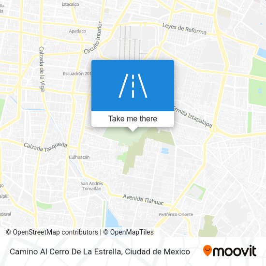 Mapa de Camino Al Cerro De La Estrella