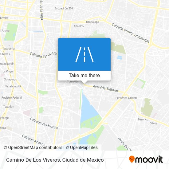 Camino De Los Viveros map