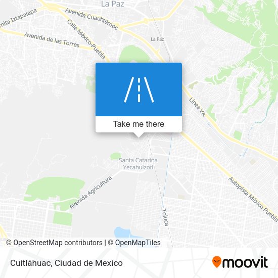 Mapa de Cuitláhuac