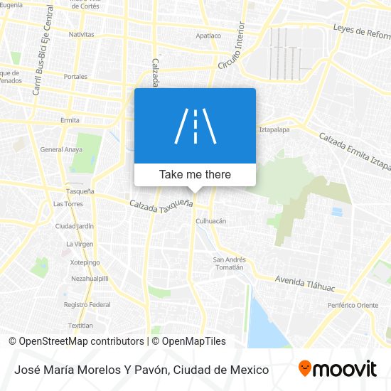 Mapa de José María Morelos Y Pavón