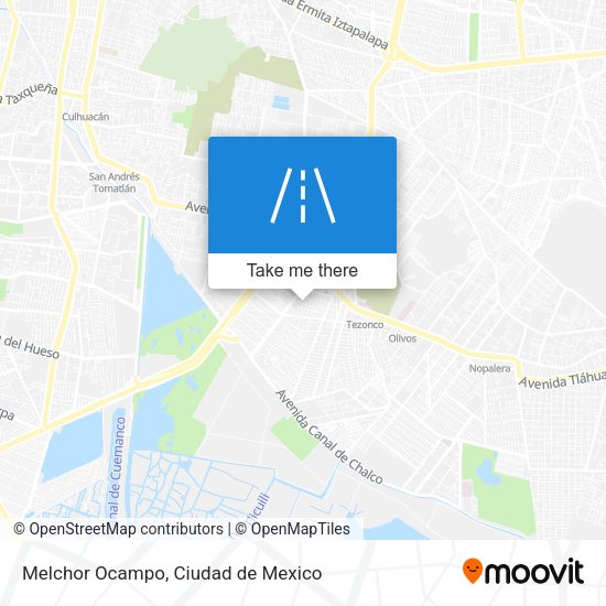 Melchor Ocampo map
