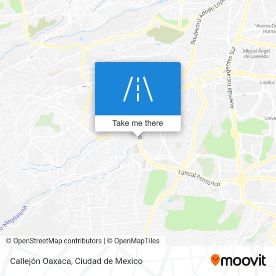 Callejón Oaxaca map