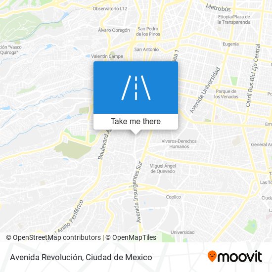 Avenida Revolución map
