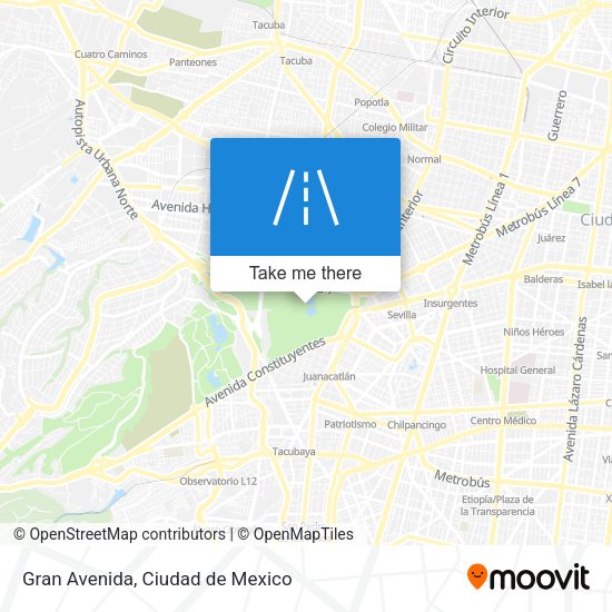 Mapa de Gran Avenida
