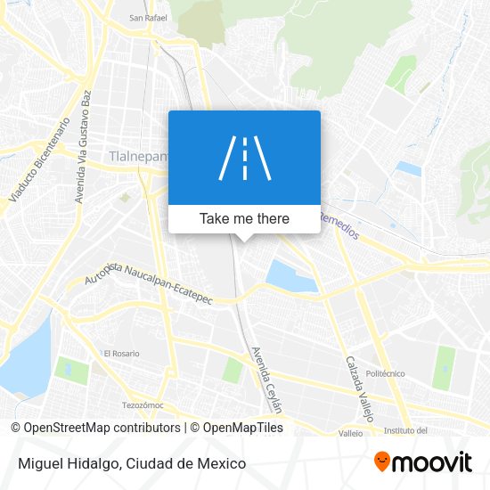 Miguel Hidalgo map