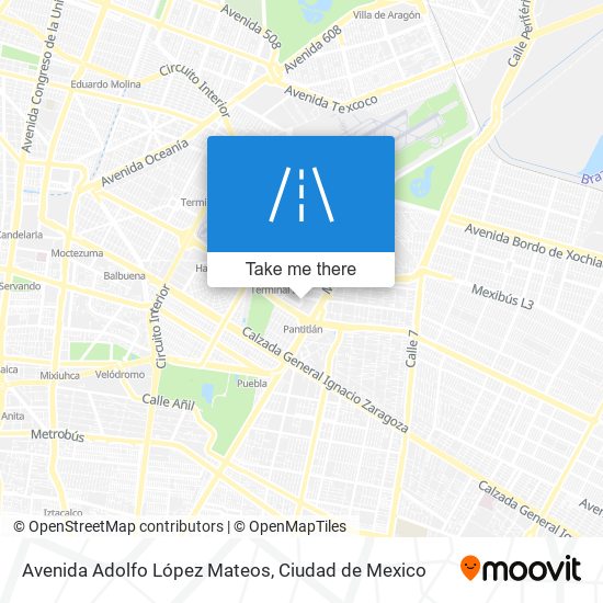 Mapa de Avenida Adolfo López Mateos