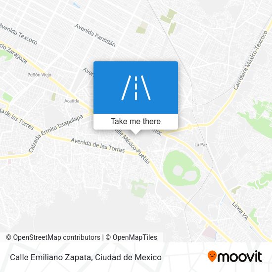 Calle Emiliano Zapata map