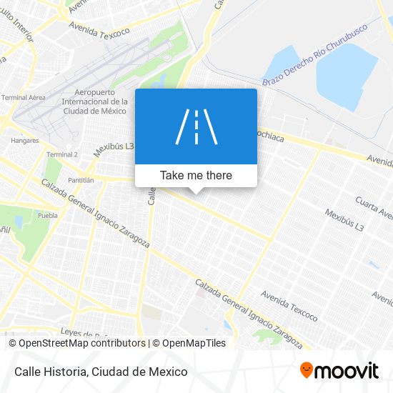 Calle Historia map