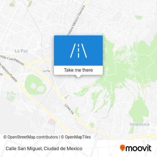 Calle San Miguel map