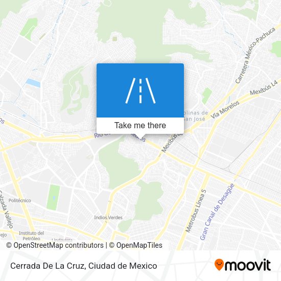 Mapa de Cerrada De La Cruz