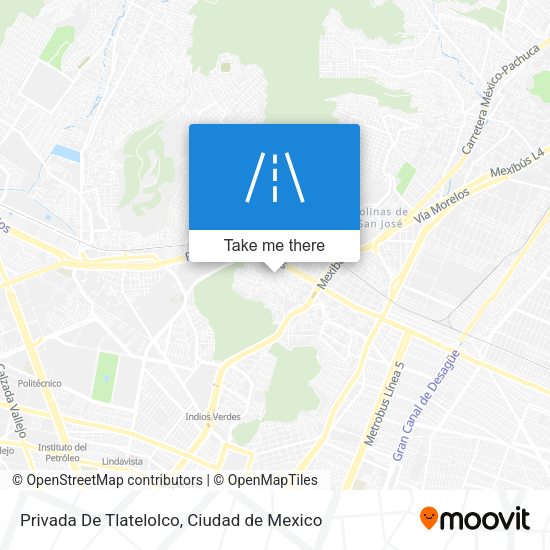 Privada De Tlatelolco map