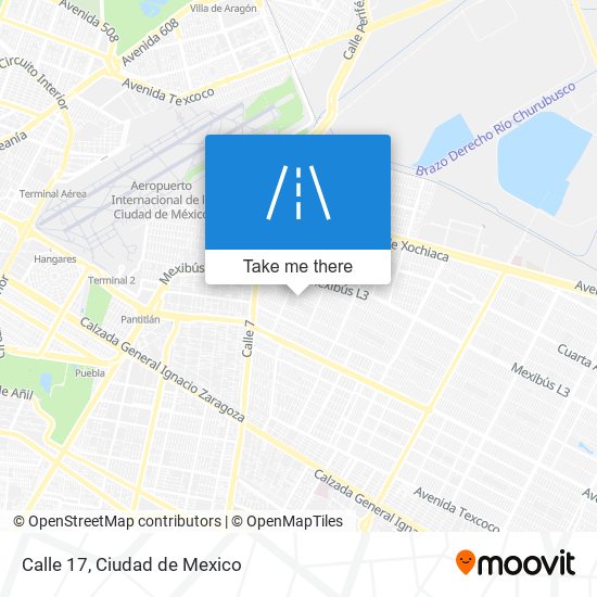 Calle 17 map