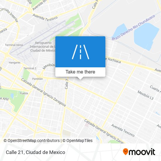 Calle 21 map