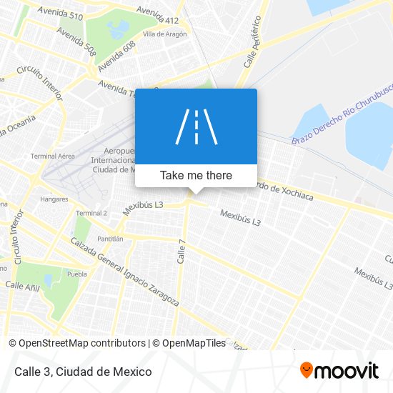 Calle 3 map