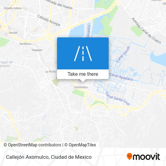 Mapa de Callejón Axomulco