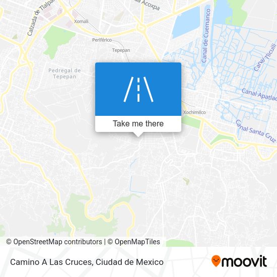 Mapa de Camino A Las Cruces
