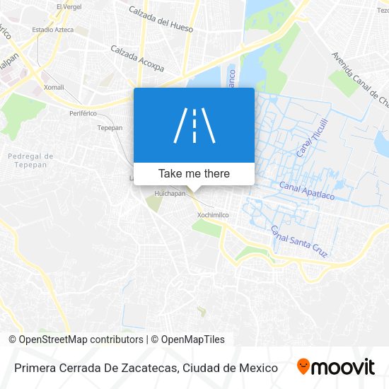 Primera Cerrada De Zacatecas map