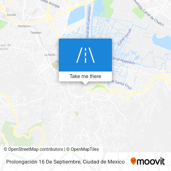 Prolongación 16 De Septiembre map