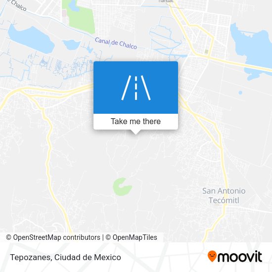 Mapa de Tepozanes