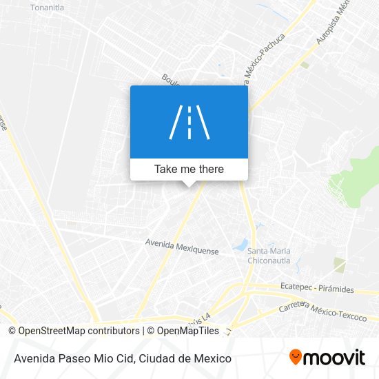 Avenida Paseo Mio Cid map
