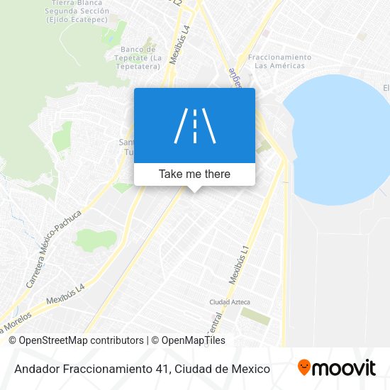 Mapa de Andador Fraccionamiento 41