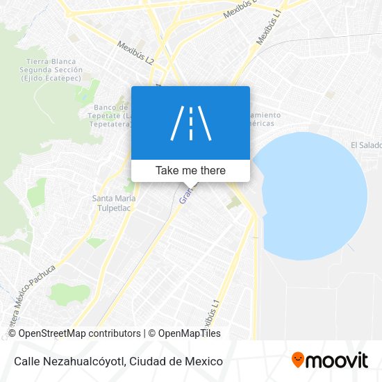 Calle Nezahualcóyotl map