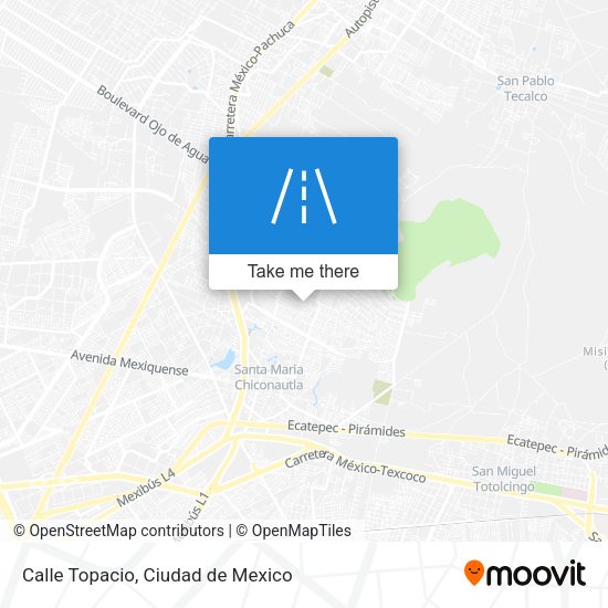 Mapa de Calle Topacio