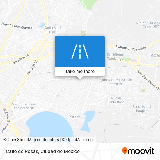 Calle de Rosas map