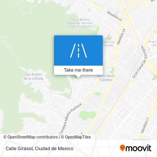 Calle Girasol map